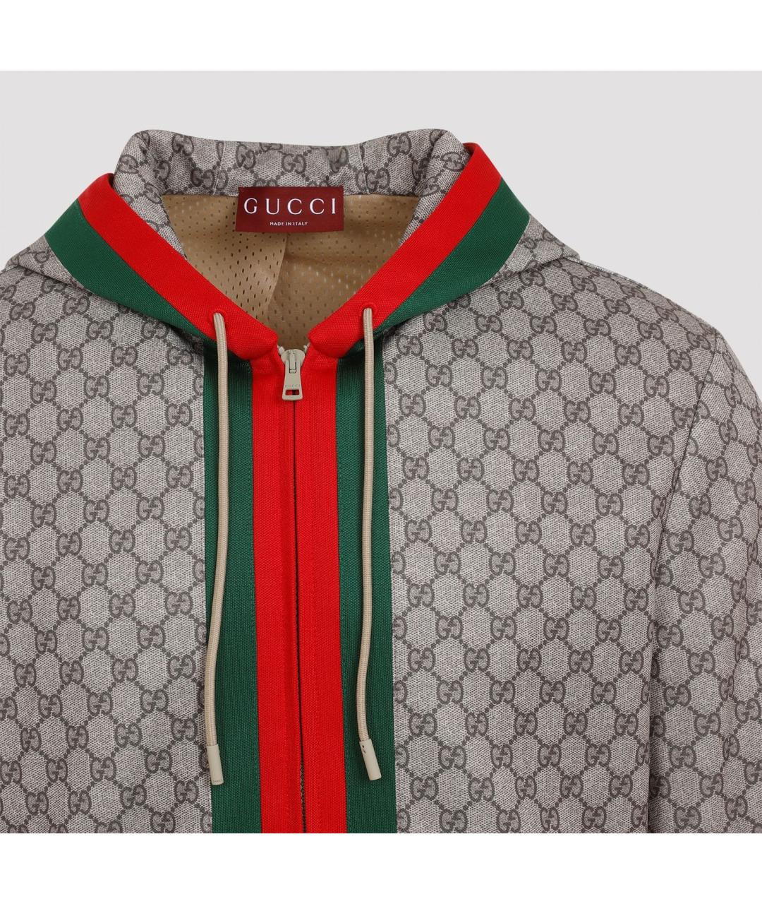 GUCCI Бежевая полиэстеровая куртка, фото 3