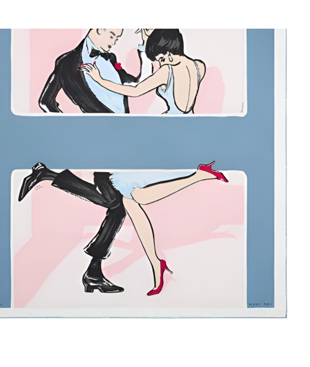 HERMES Голубой шелковый шарф, фото 2