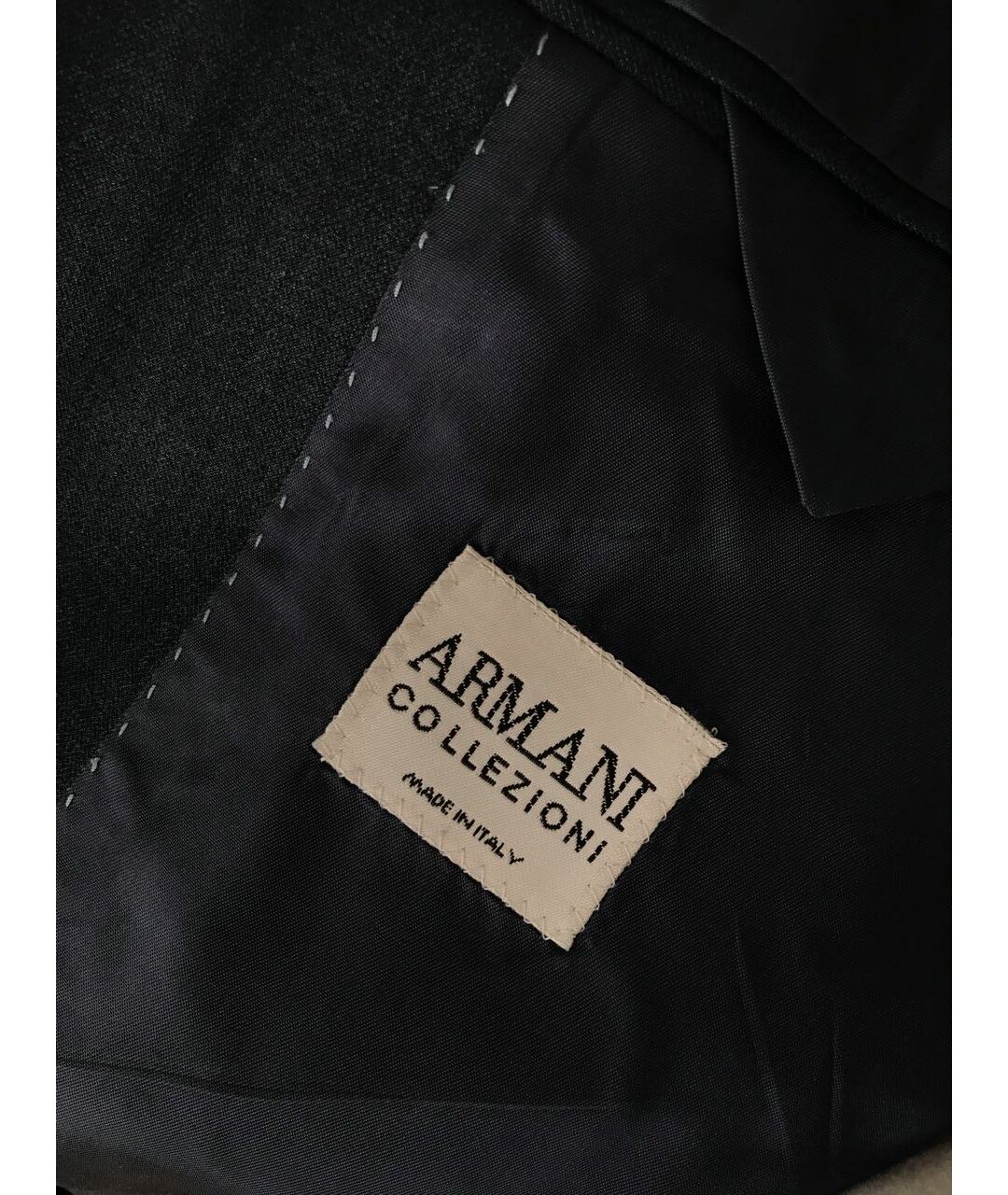 ARMANI COLLEZIONI Темно-синий шерстяной пиджак, фото 7