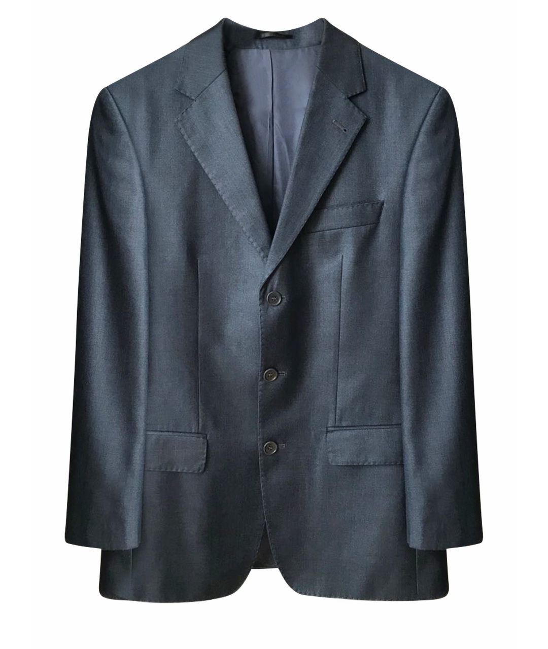 ARMANI COLLEZIONI Темно-синий шерстяной пиджак, фото 1