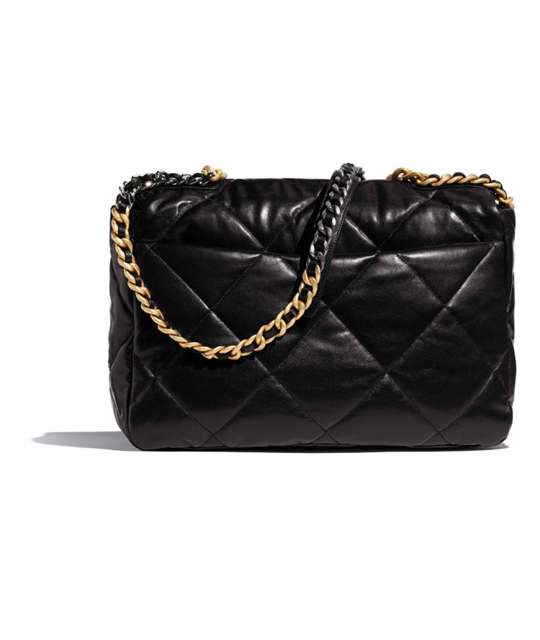 CHANEL Черная кожаная сумка через плечо, фото 4