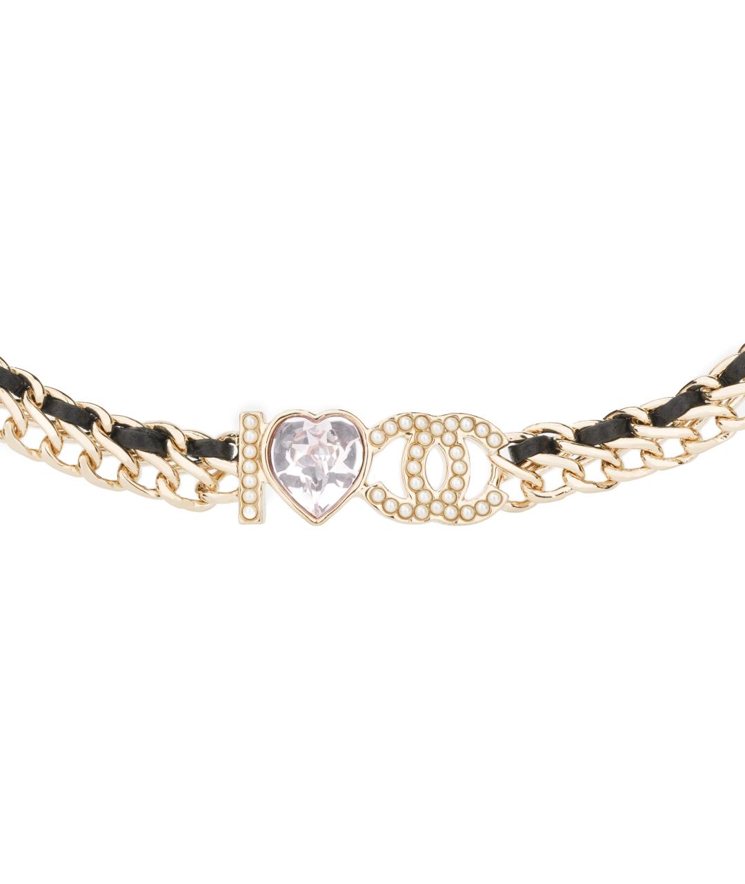 CHANEL Золотое латунное колье, фото 2
