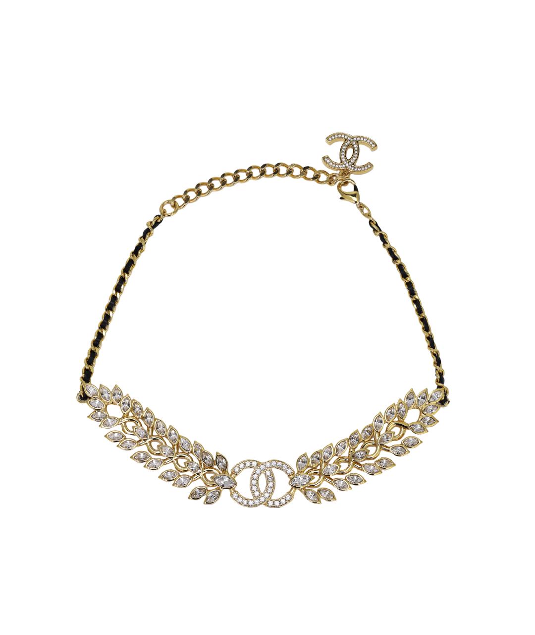 CHANEL Золотое латунное колье, фото 1