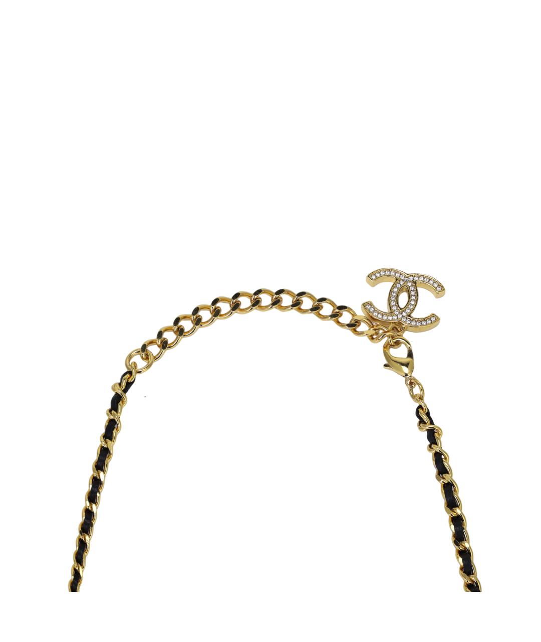 CHANEL Золотое латунное колье, фото 4