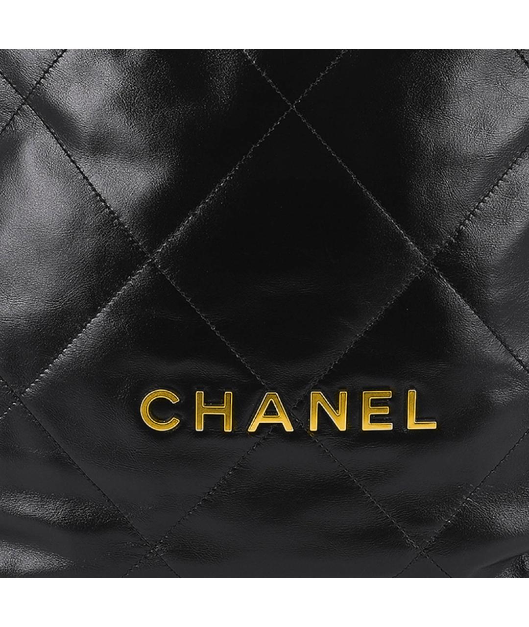 CHANEL Черный кожаный рюкзак, фото 3