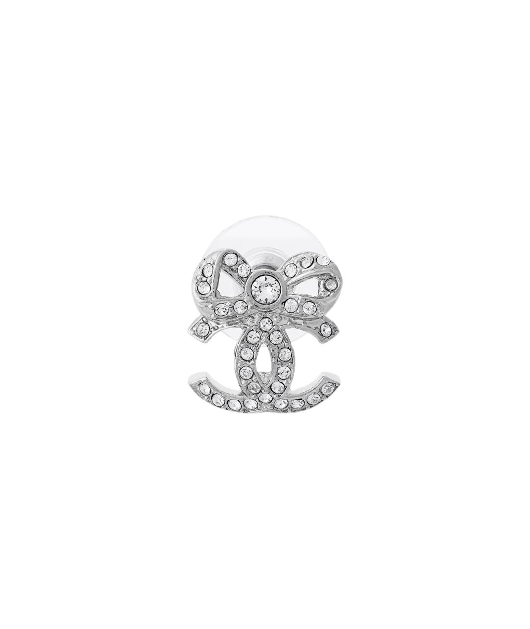 CHANEL Серебряные латунные серьги, фото 2