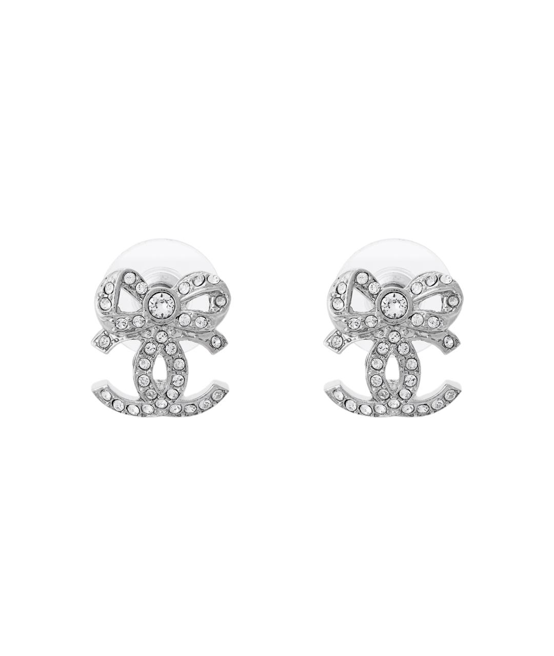 CHANEL Серебряные латунные серьги, фото 1