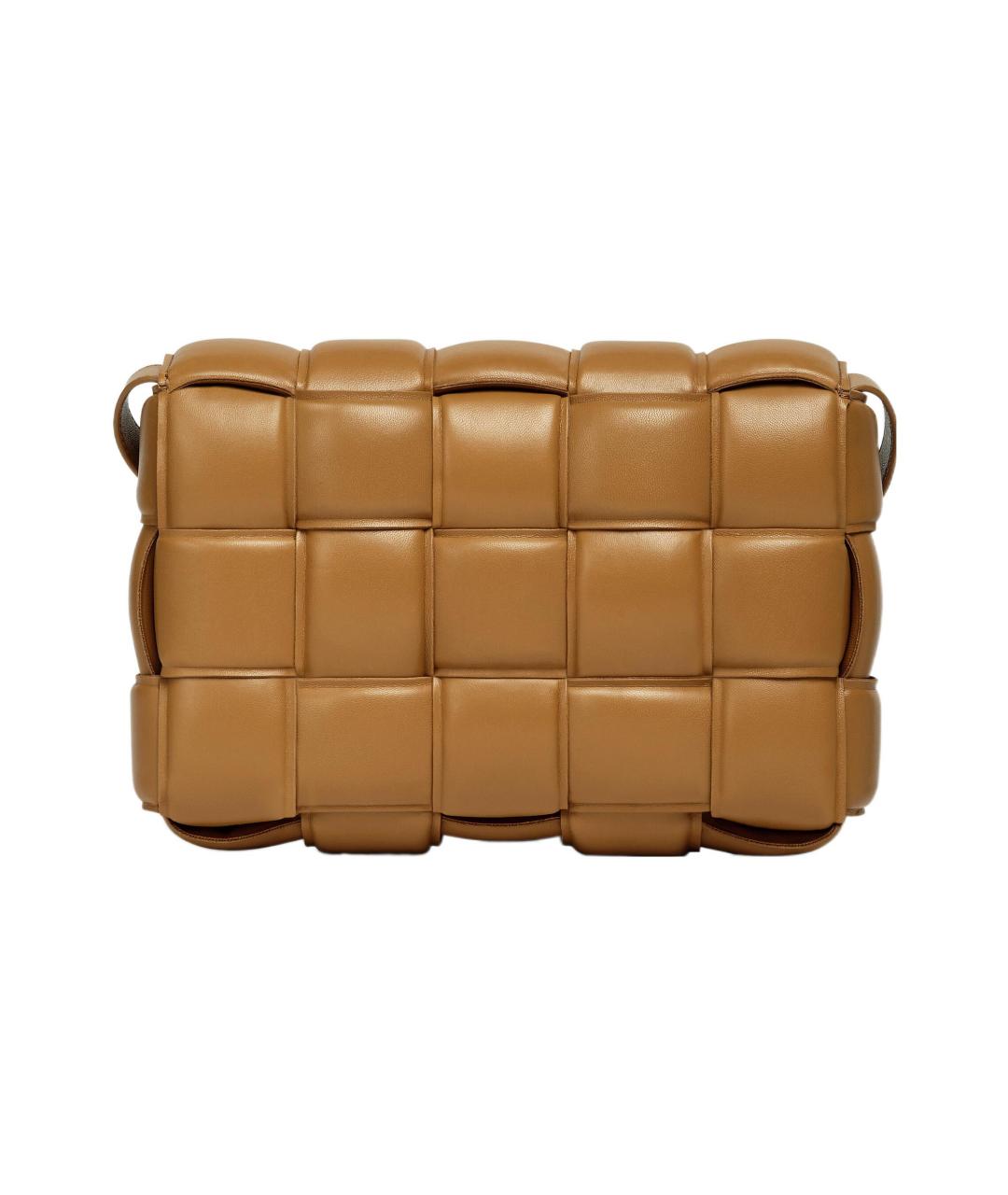 BOTTEGA VENETA Коричневая кожаная сумка через плечо, фото 1