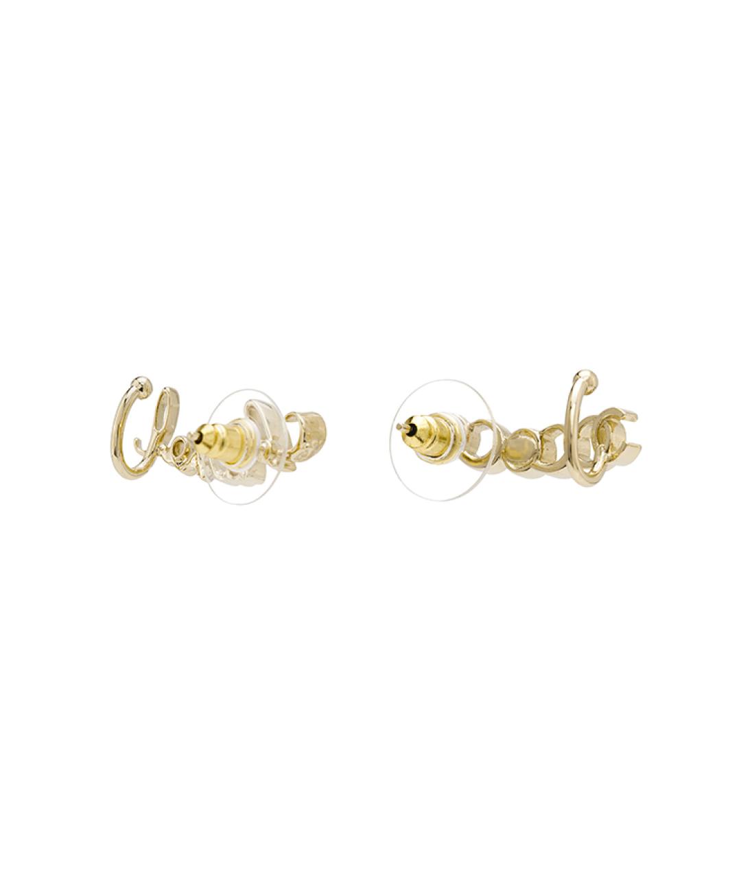 CHANEL Золотые серьги, фото 3