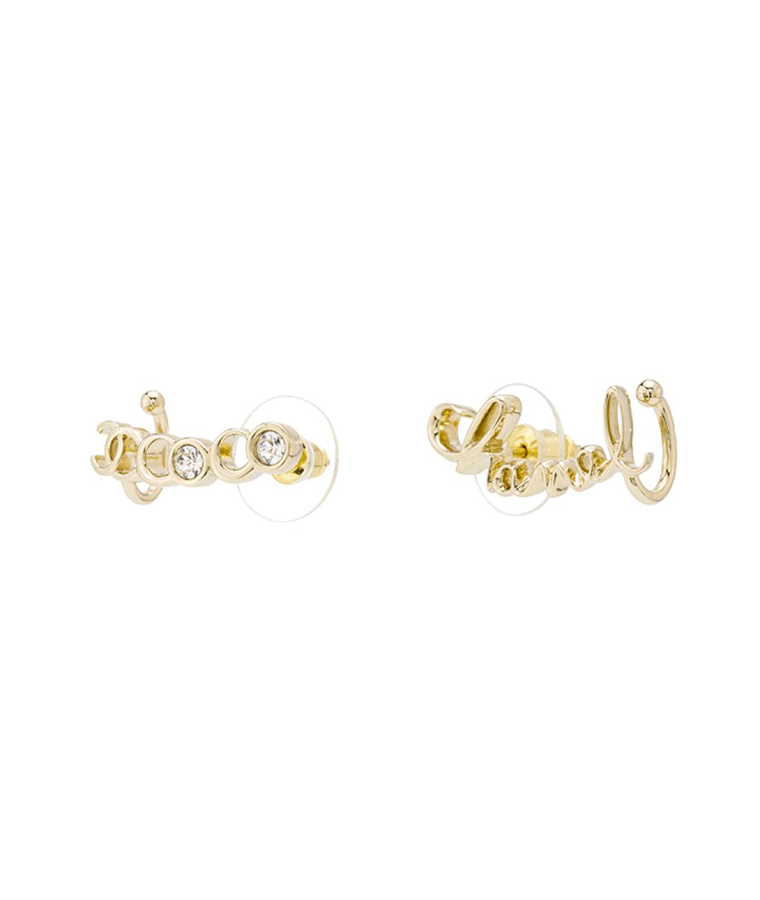 CHANEL Золотые серьги, фото 2