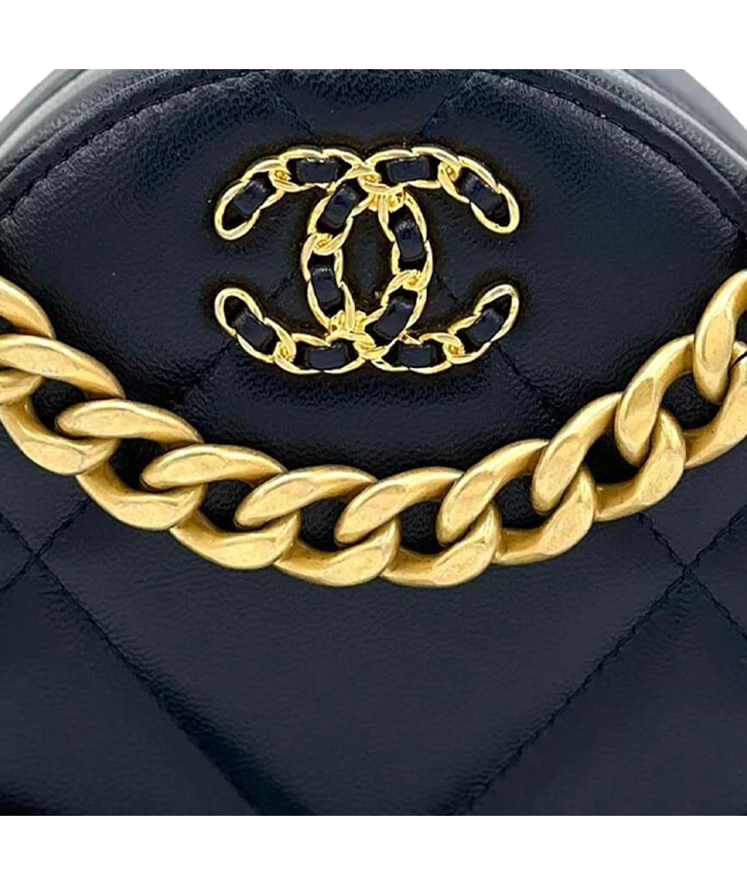 CHANEL Черная кожаная сумка через плечо, фото 4