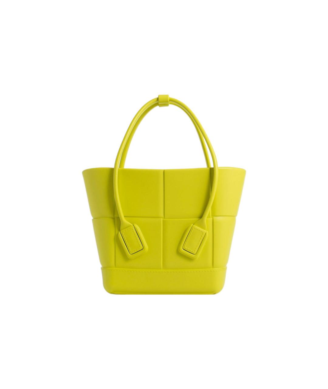 BOTTEGA VENETA Желтая сумка через плечо, фото 1