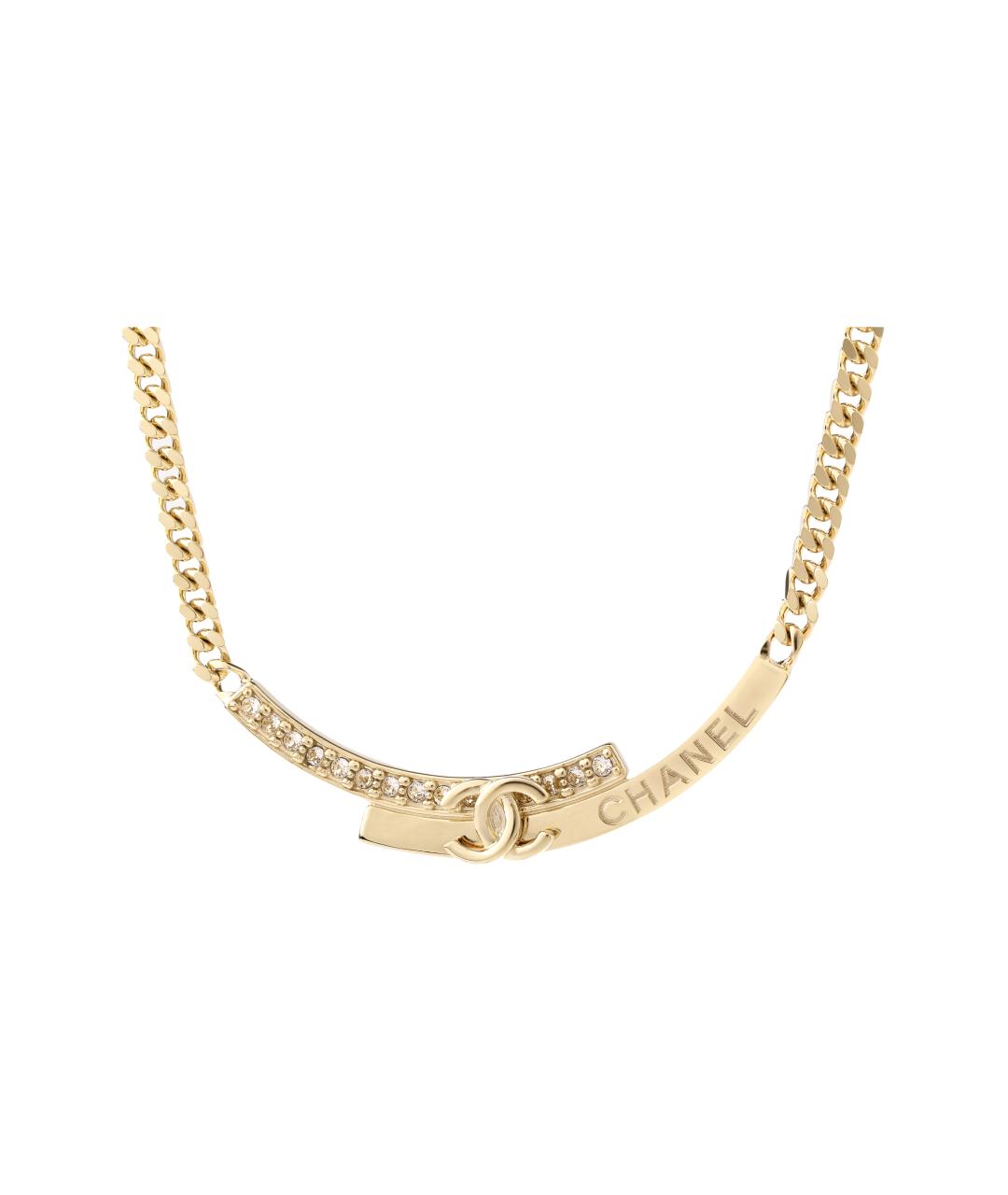 CHANEL Золотое латунное колье, фото 1