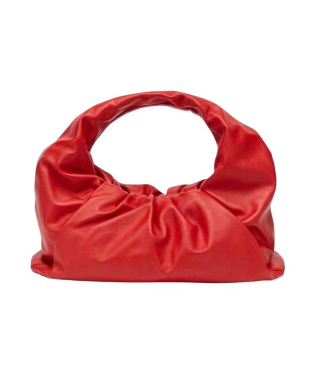 BOTTEGA VENETA Красная кожаная сумка через плечо, фото 1