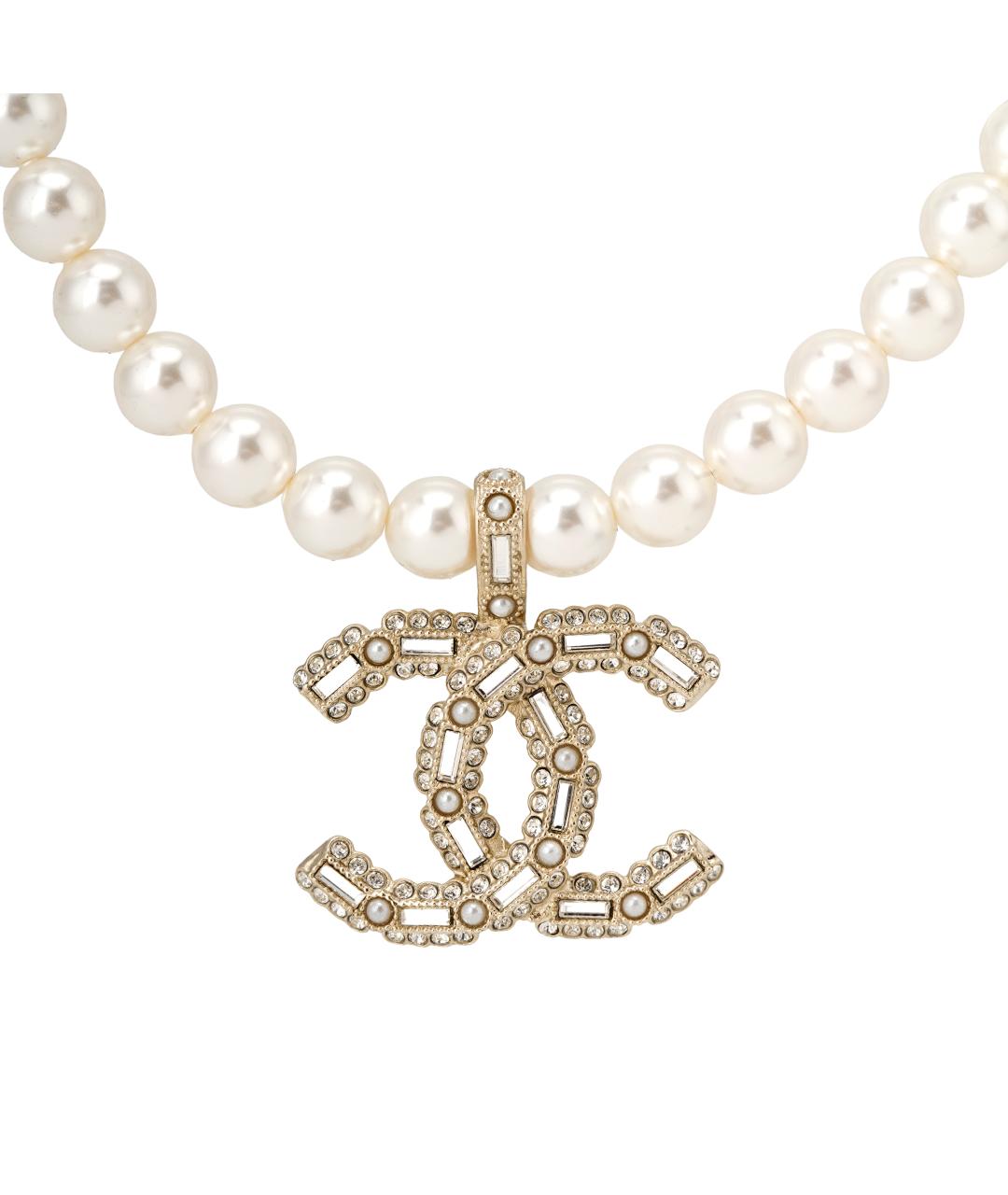CHANEL Золотое жемчужное колье, фото 1