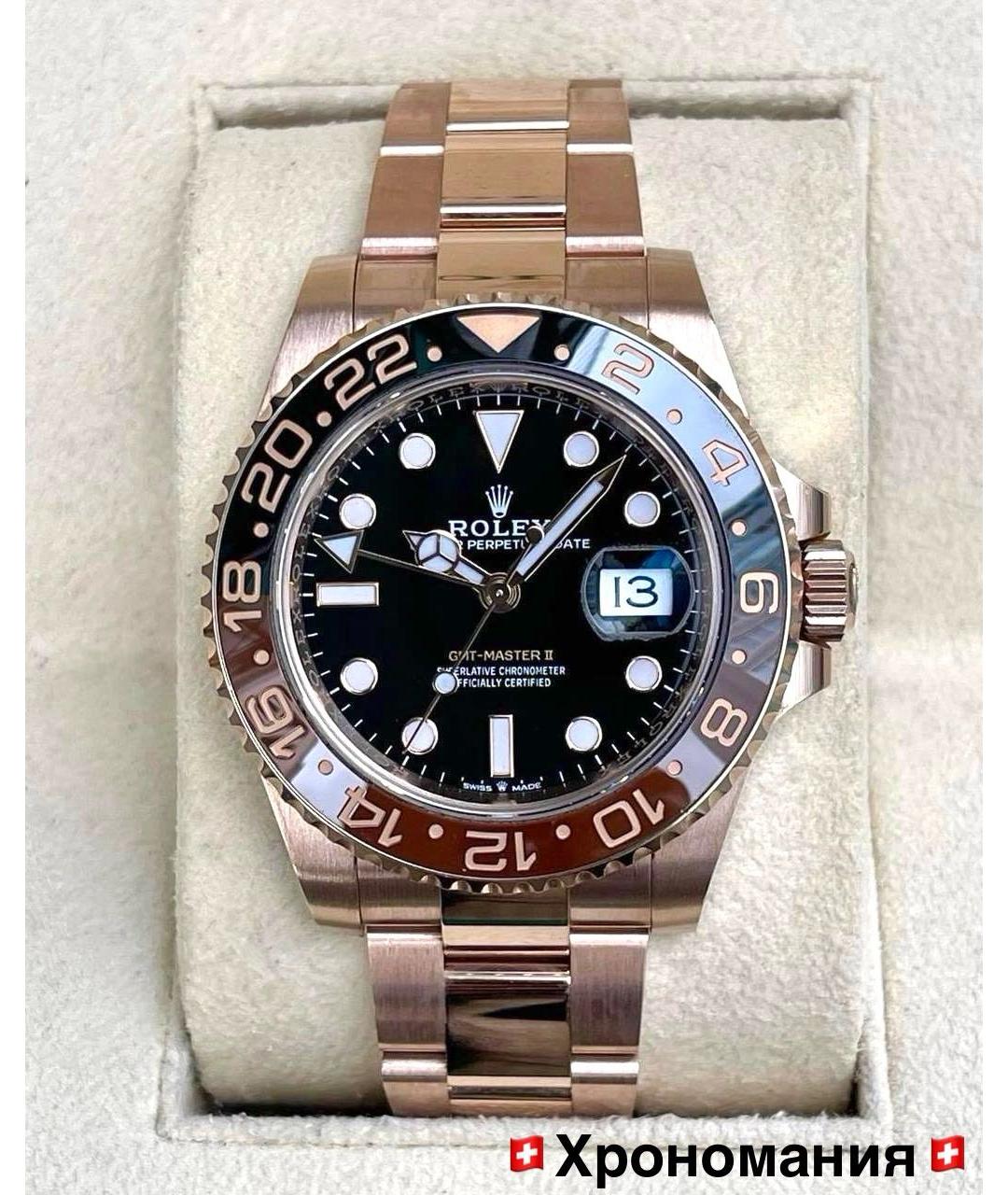 ROLEX Золотые часы из розового золота, фото 2