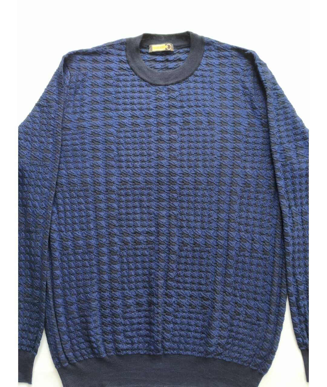 ZILLI Темно-синий кашемировый джемпер / свитер, фото 4