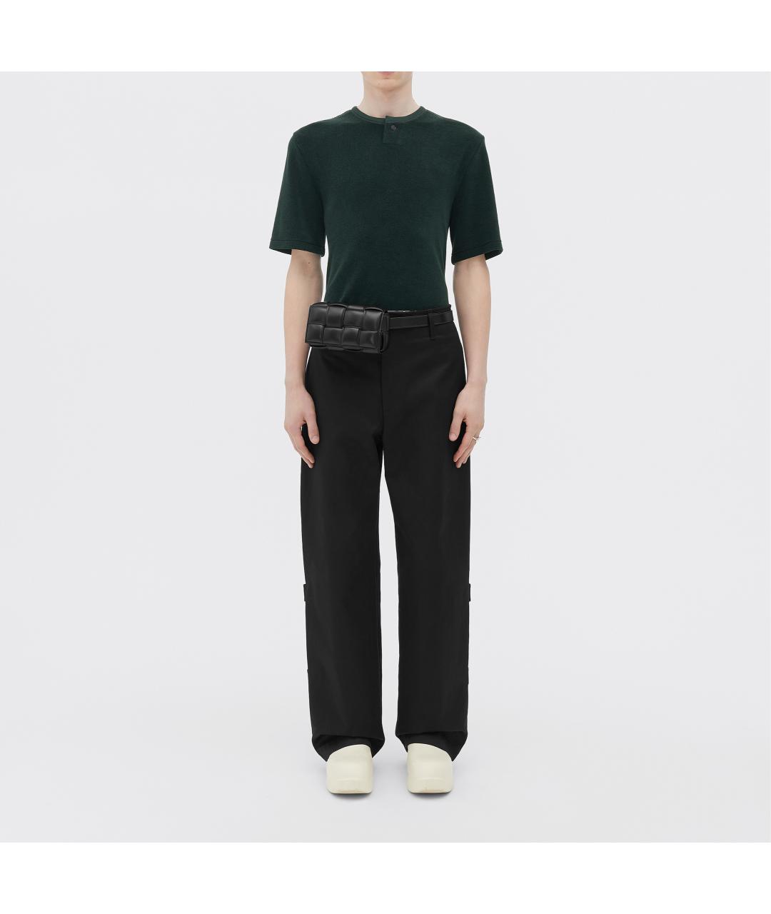 BOTTEGA VENETA Черная поясная сумка, фото 6