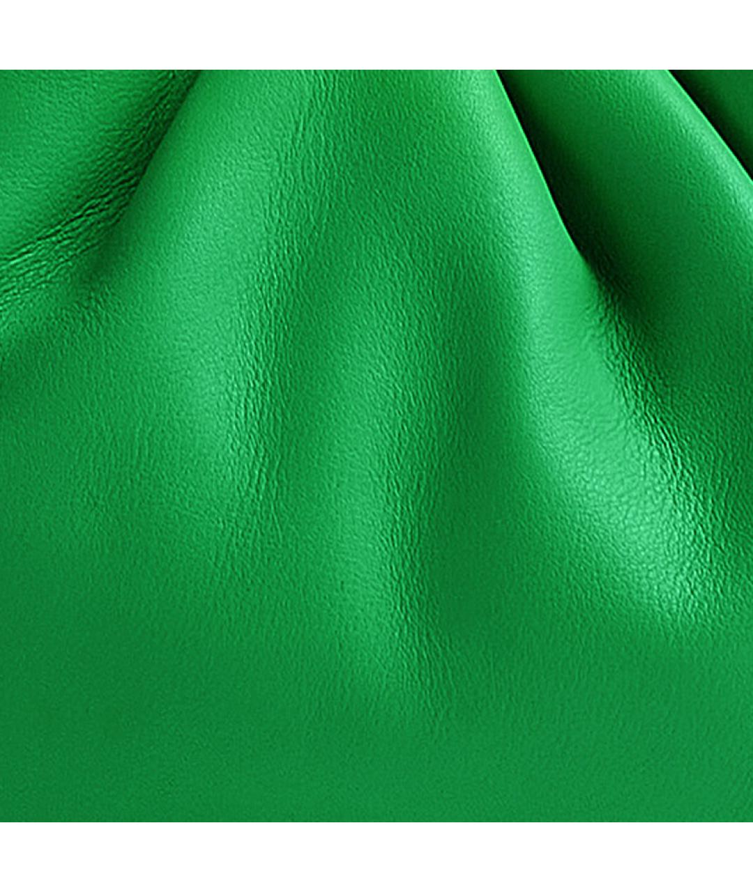 BOTTEGA VENETA Зеленая кожаная сумка через плечо, фото 4