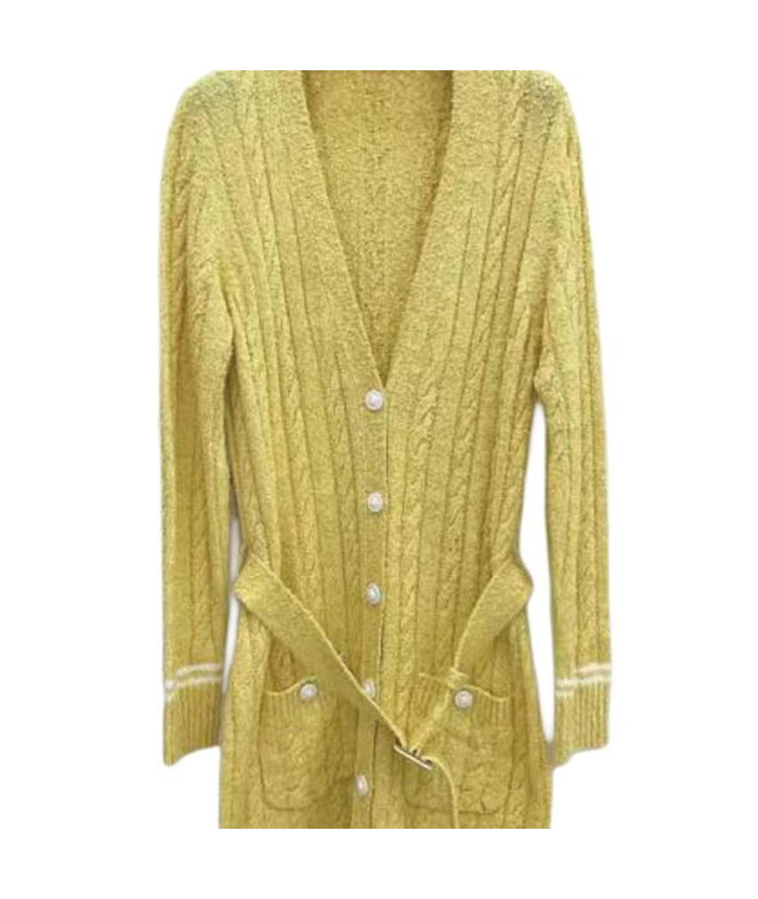 CHANEL Желтый джемпер / свитер, фото 3