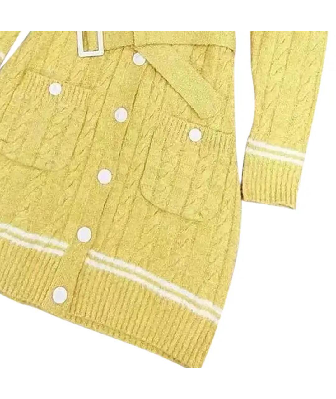 CHANEL Желтый джемпер / свитер, фото 5