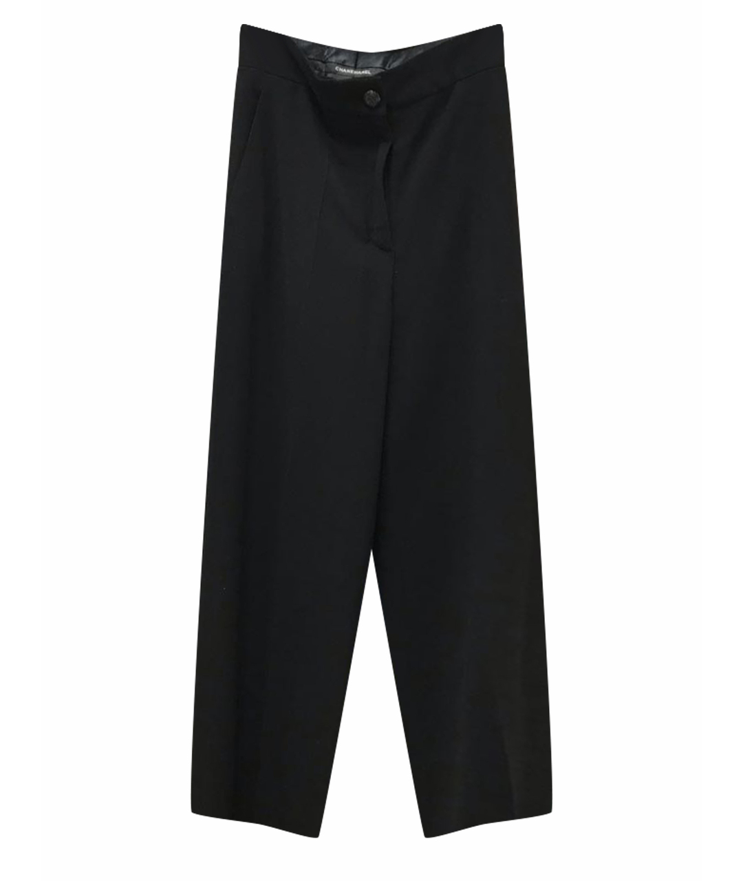 CHANEL PRE-OWNED Черные брюки широкие, фото 1