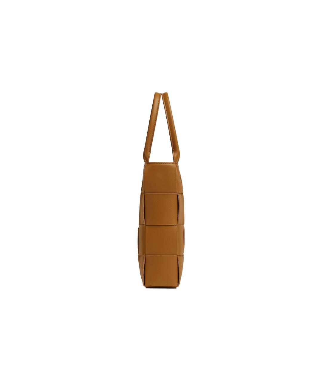 BOTTEGA VENETA Коричневая кожаная сумка через плечо, фото 2