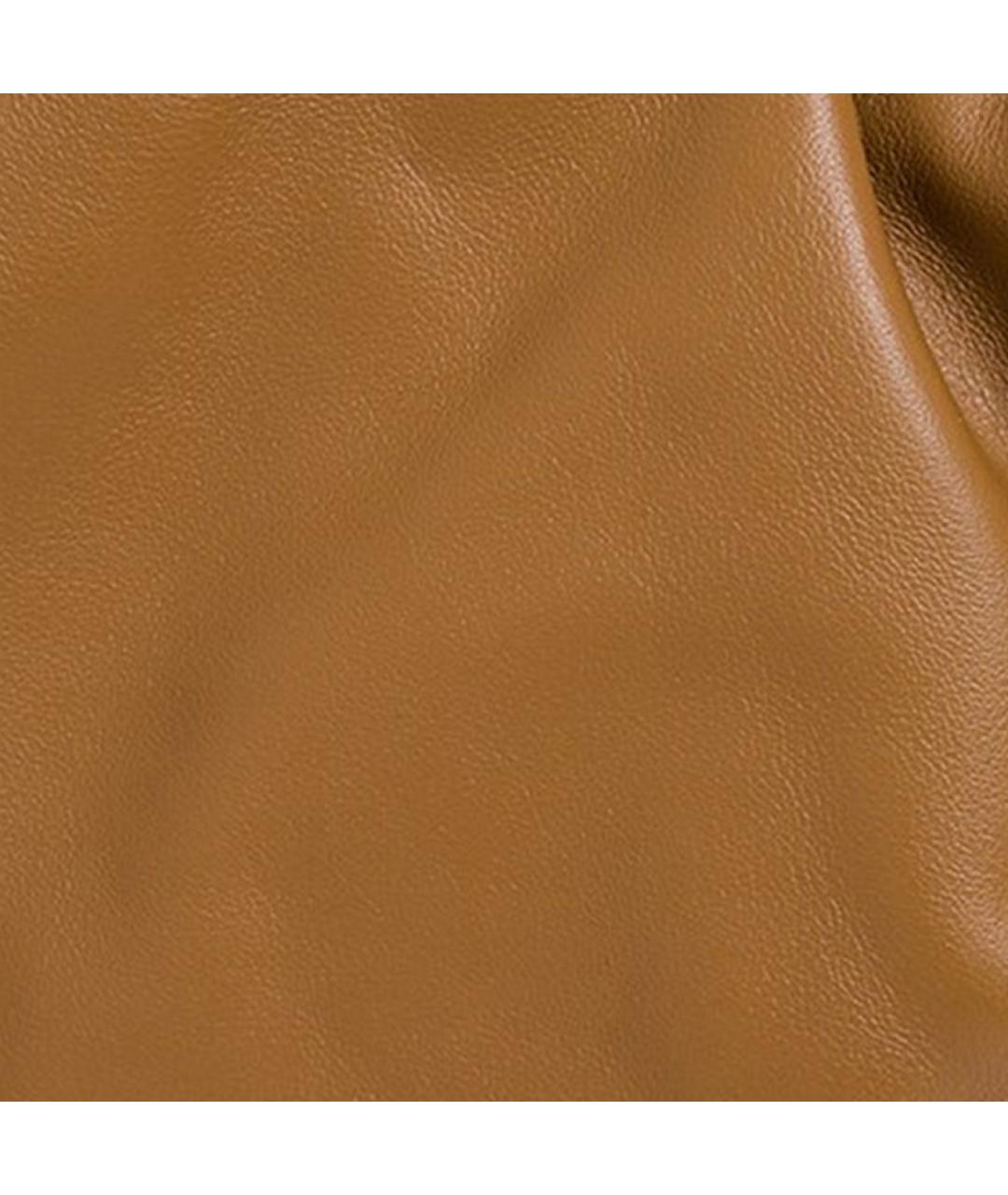 BOTTEGA VENETA Коричневая кожаная сумка через плечо, фото 4