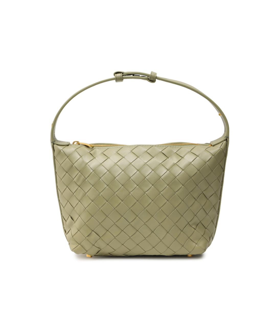 BOTTEGA VENETA Бежевая кожаная сумка через плечо, фото 1