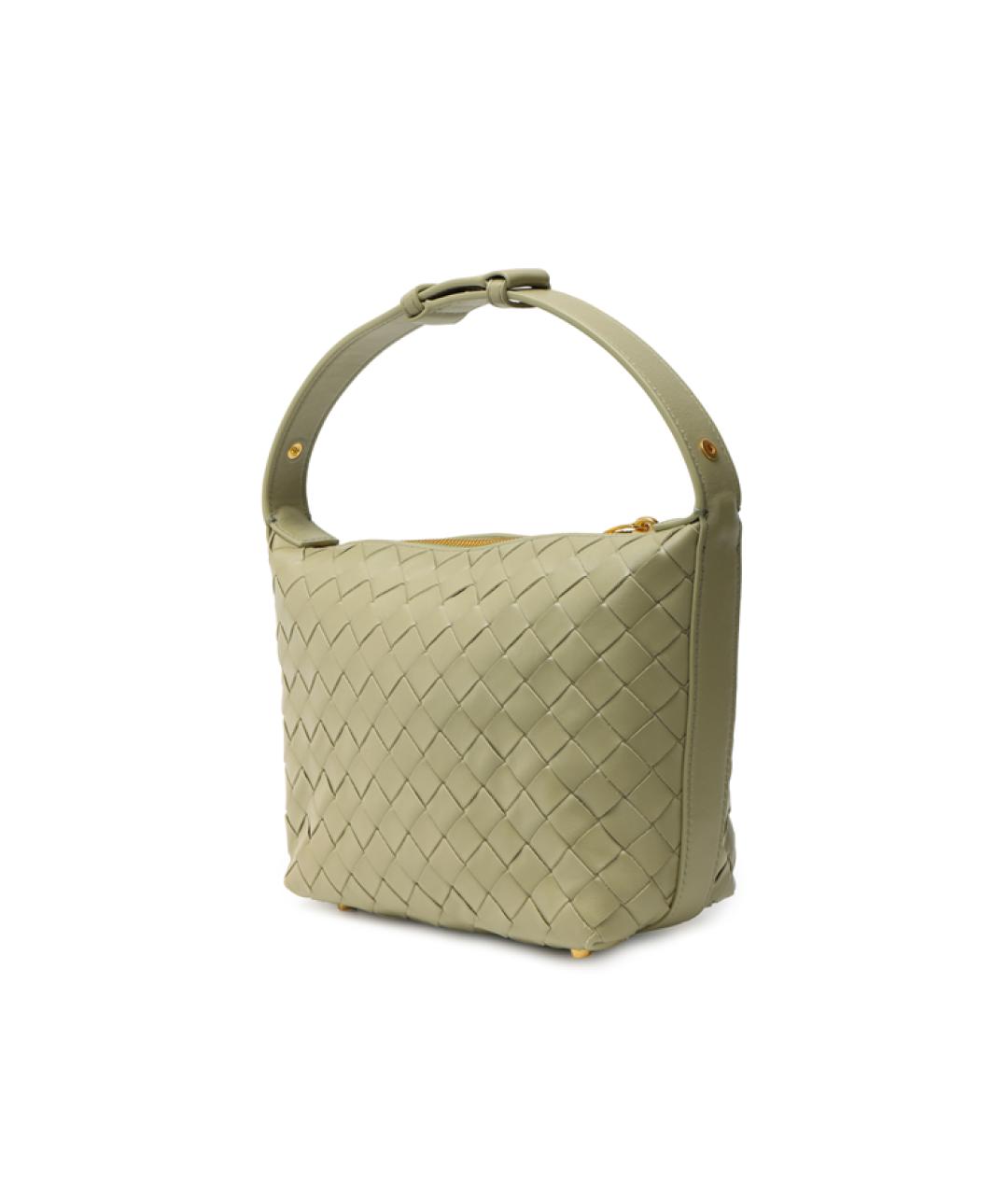 BOTTEGA VENETA Бежевая кожаная сумка через плечо, фото 3