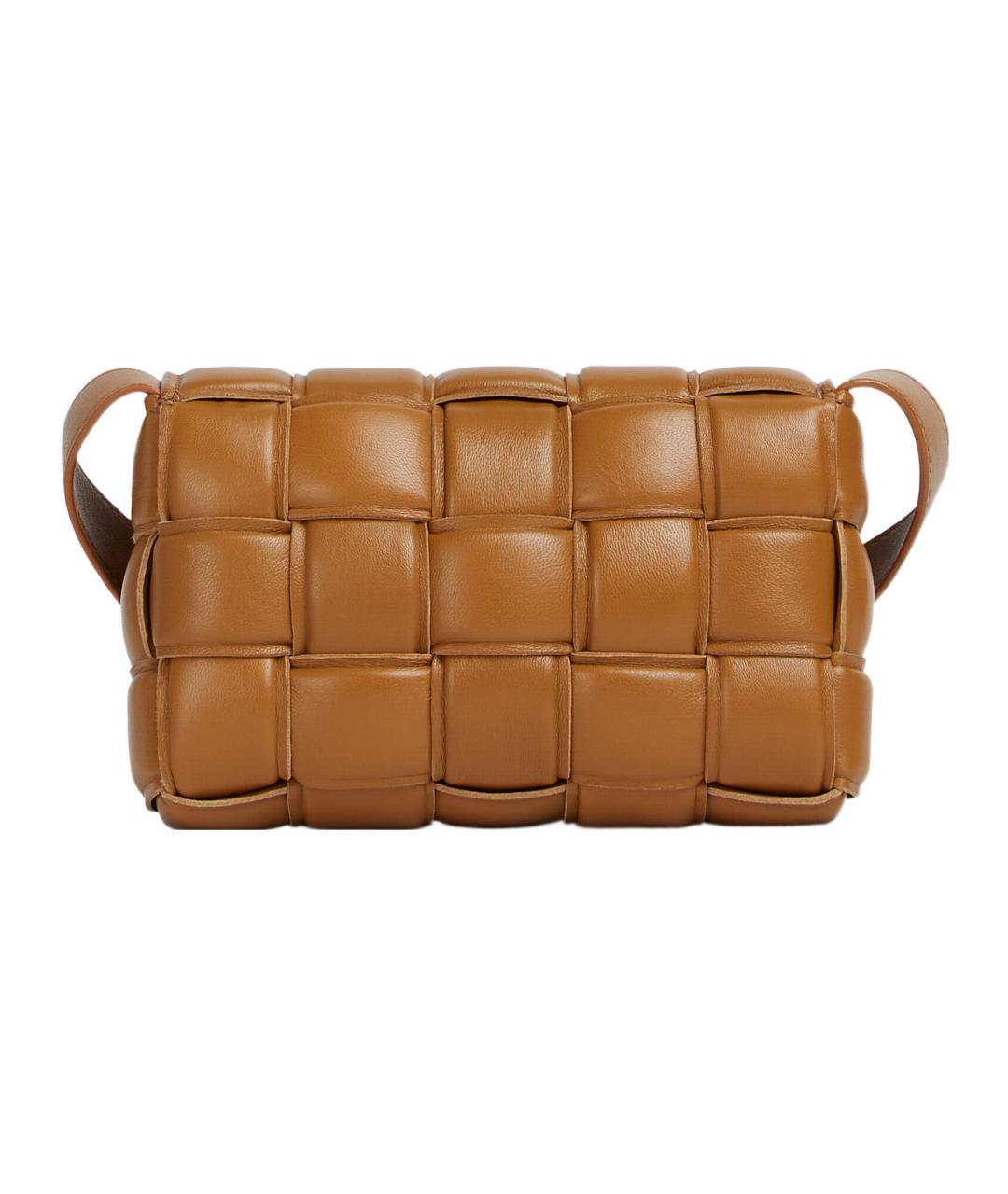 BOTTEGA VENETA Коричневая кожаная сумка через плечо, фото 1