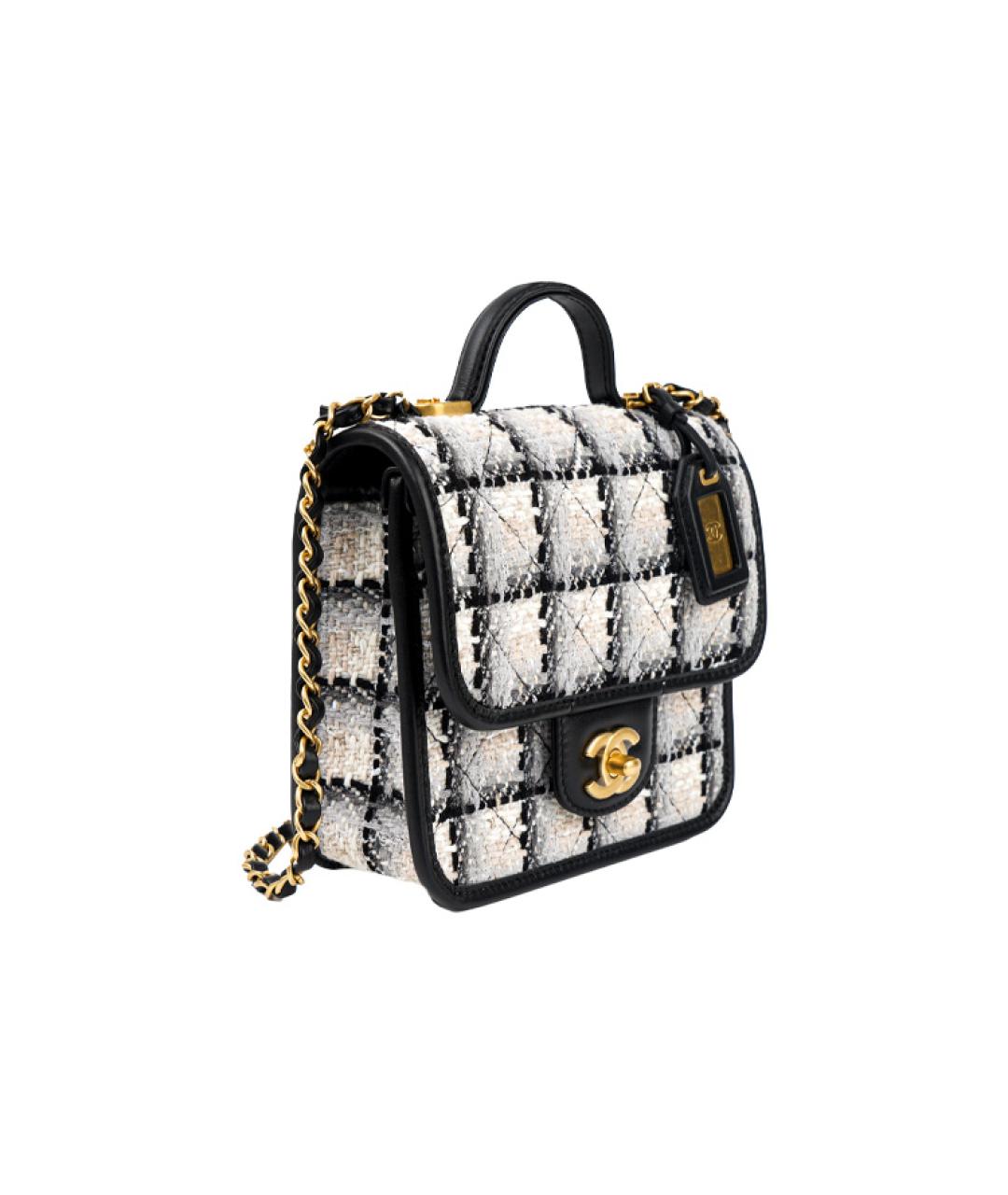 CHANEL Мульти твидовая сумка через плечо, фото 3