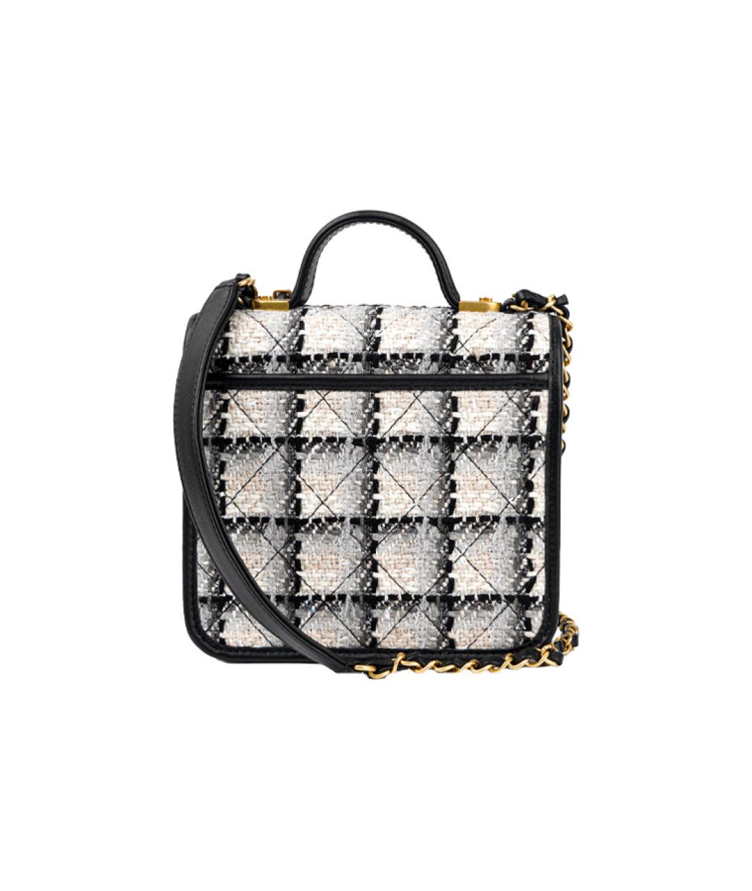 CHANEL Мульти твидовая сумка через плечо, фото 4
