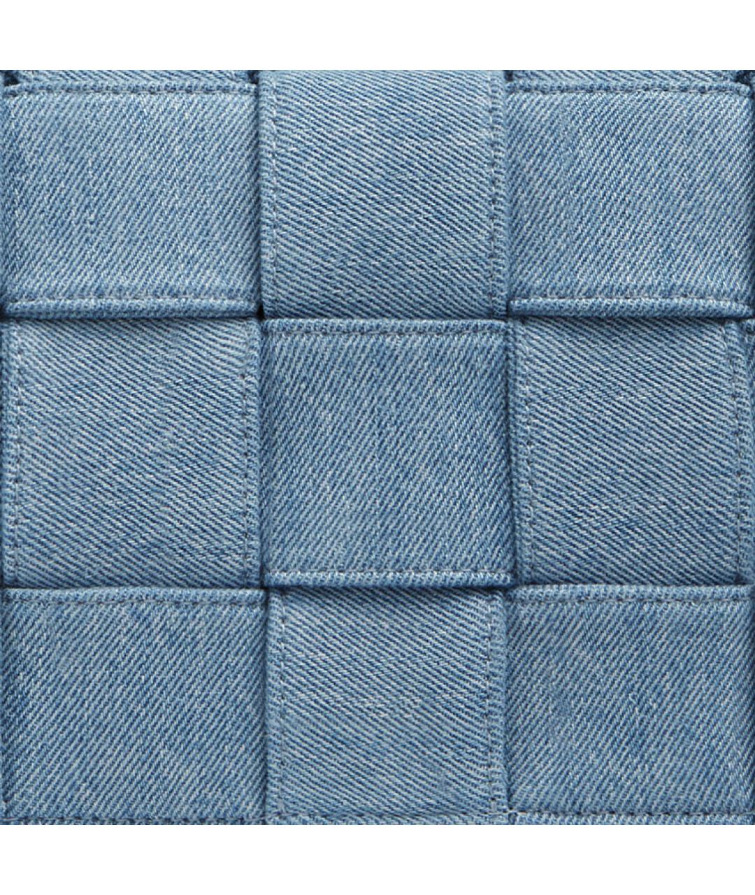 BOTTEGA VENETA Синяя деним сумка через плечо, фото 2