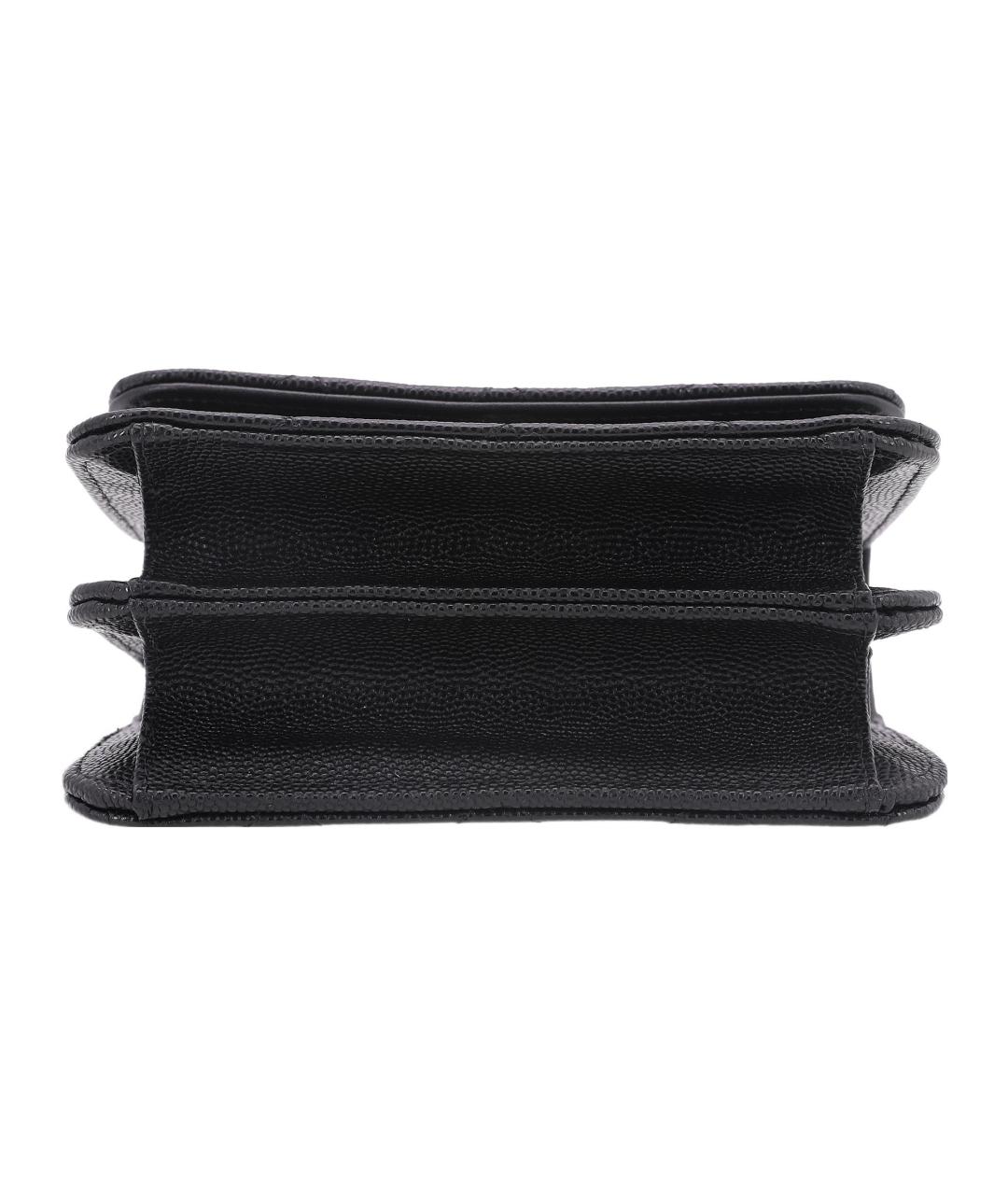 CHANEL Черная кожаная сумка через плечо, фото 4