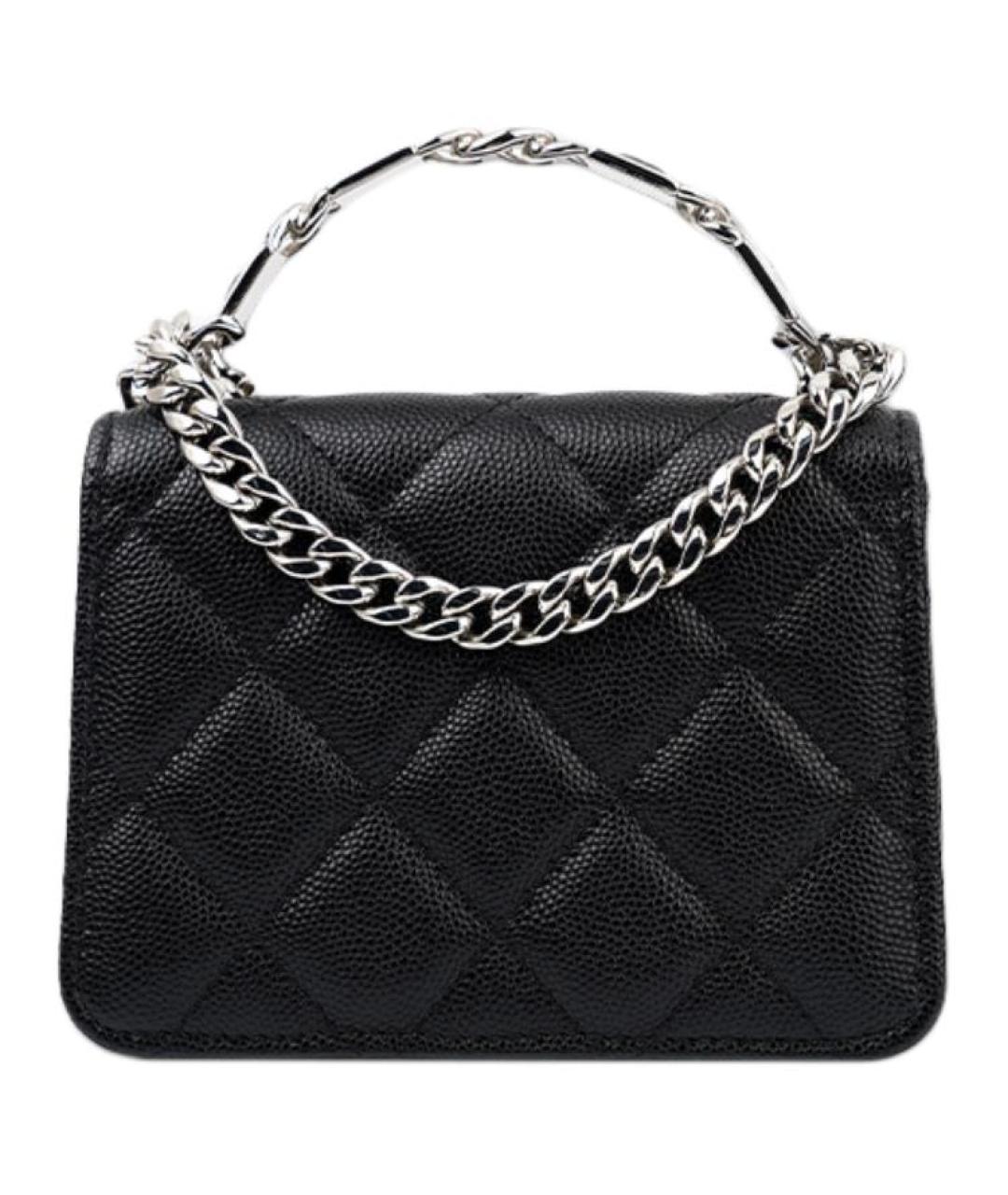 CHANEL Черная кожаная сумка через плечо, фото 3