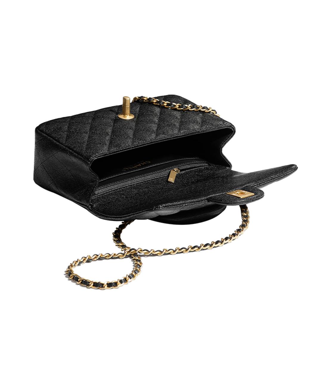 CHANEL Черная сумка через плечо, фото 5