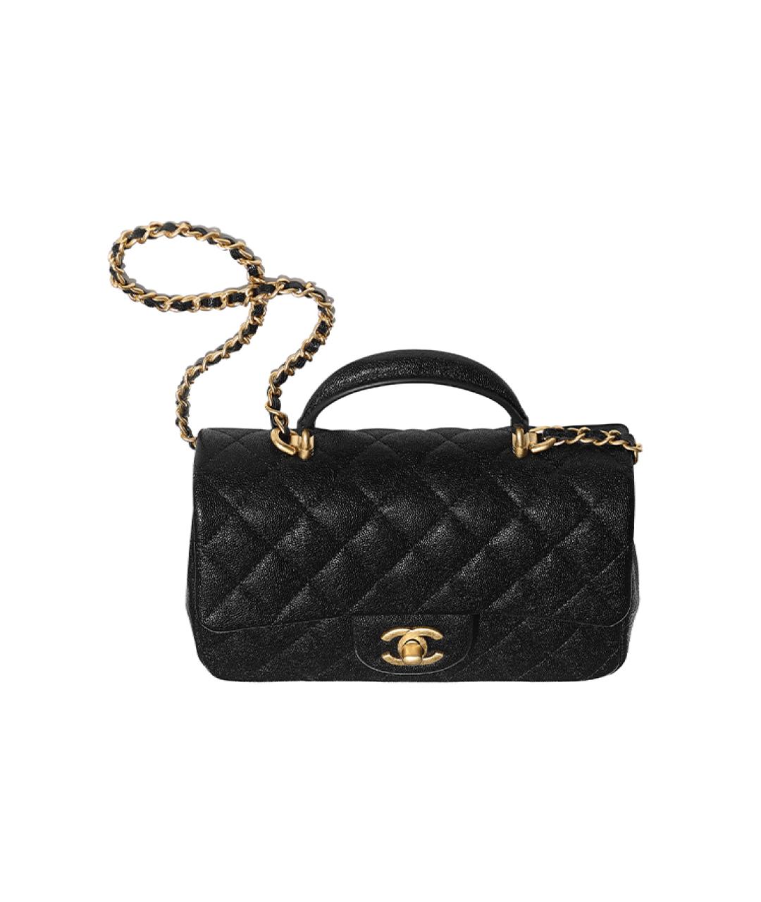 CHANEL Черная сумка через плечо, фото 2