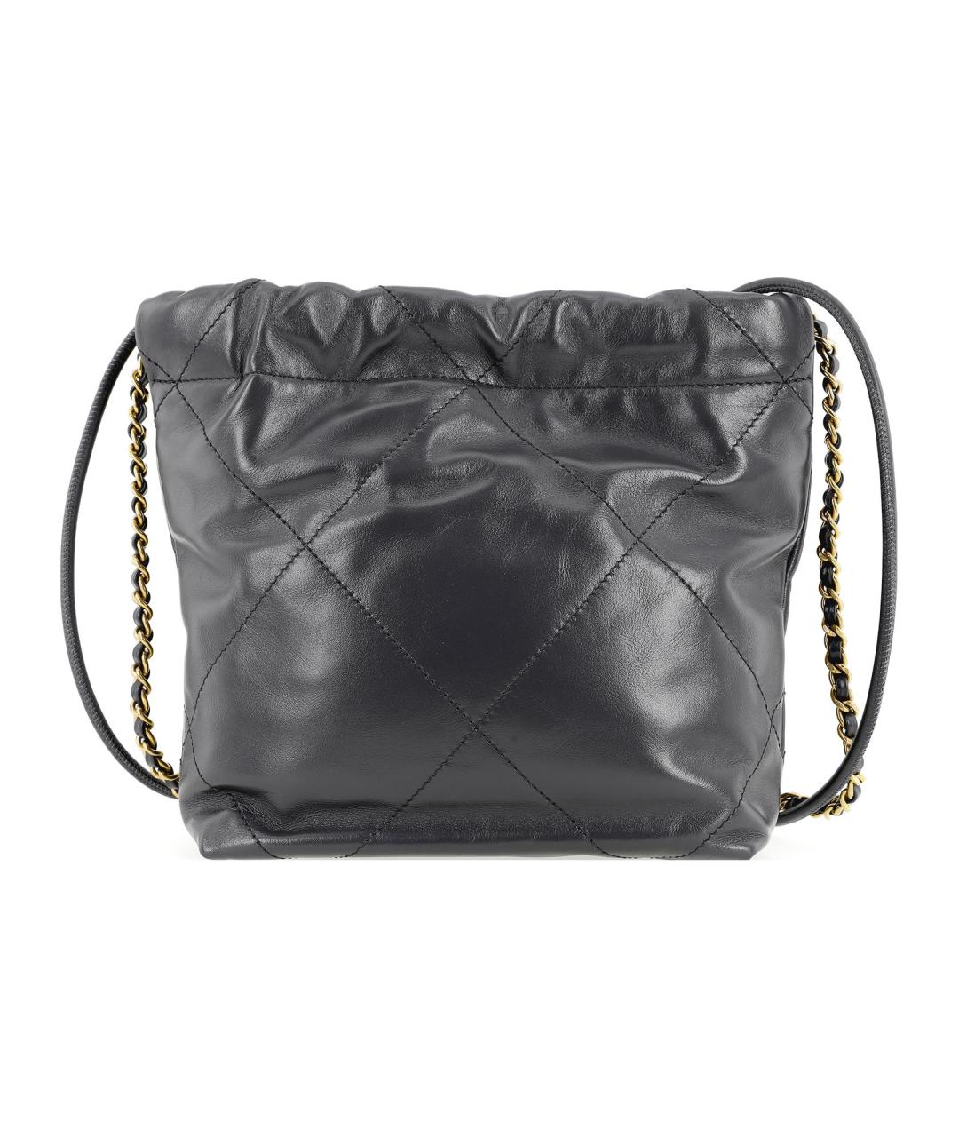 CHANEL Черная кожаная сумка через плечо, фото 5