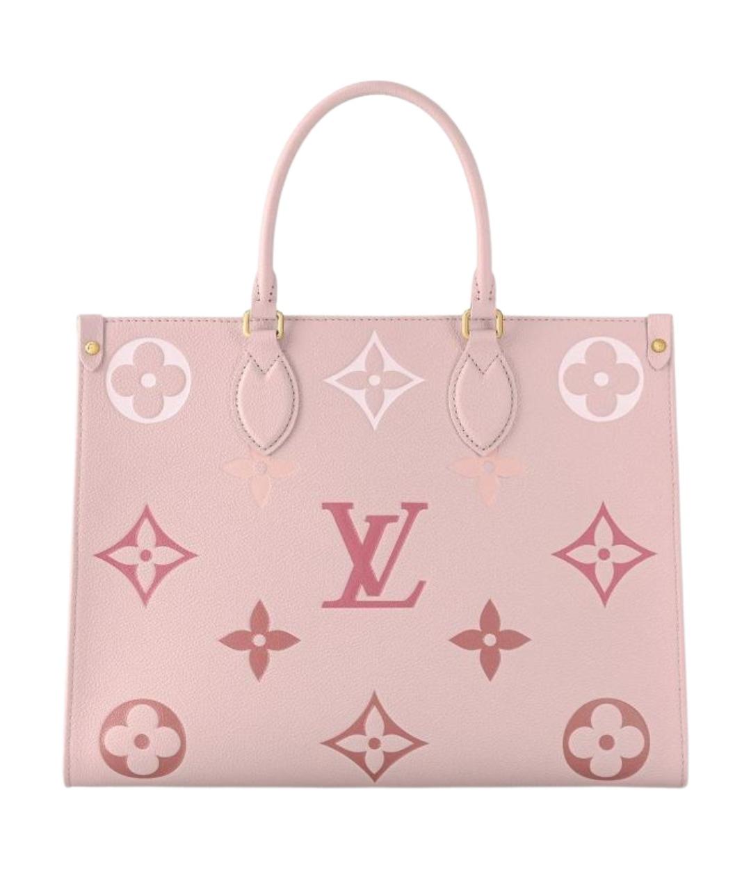 LOUIS VUITTON Розовая сумка тоут, фото 1