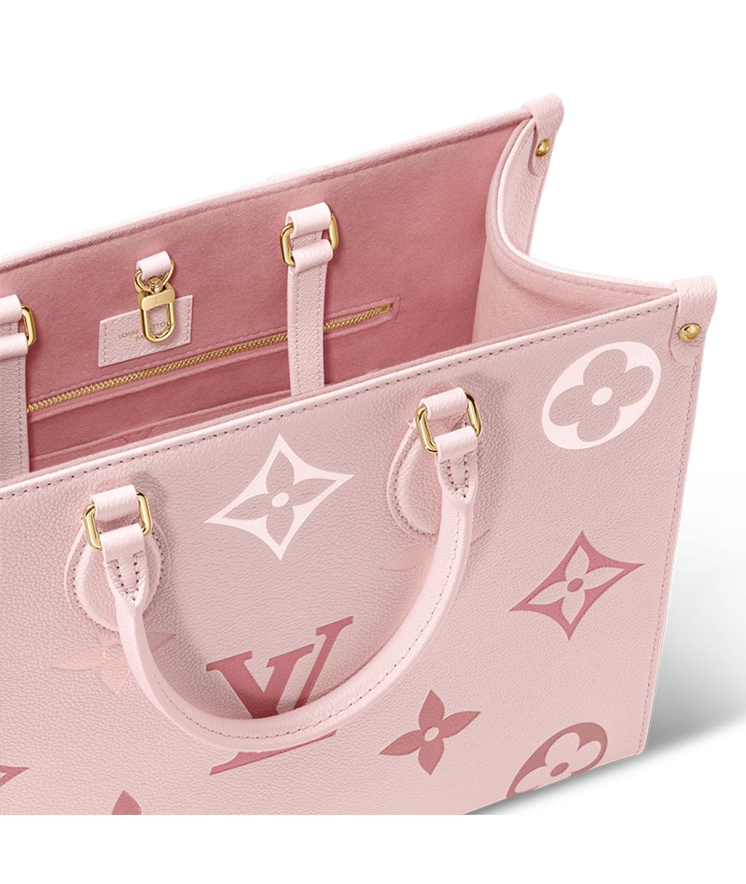 LOUIS VUITTON Розовая сумка тоут, фото 6