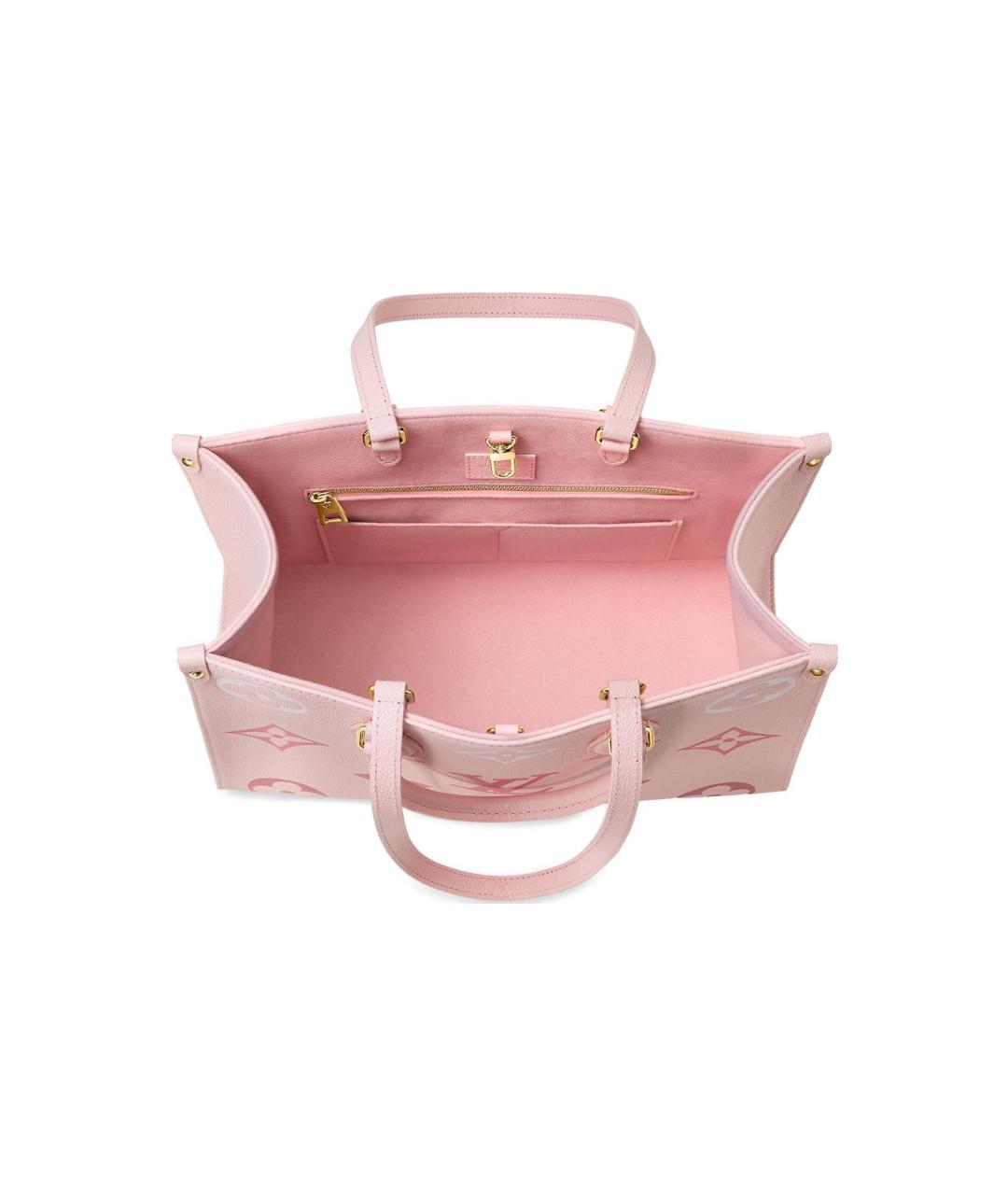 LOUIS VUITTON Розовая сумка тоут, фото 4