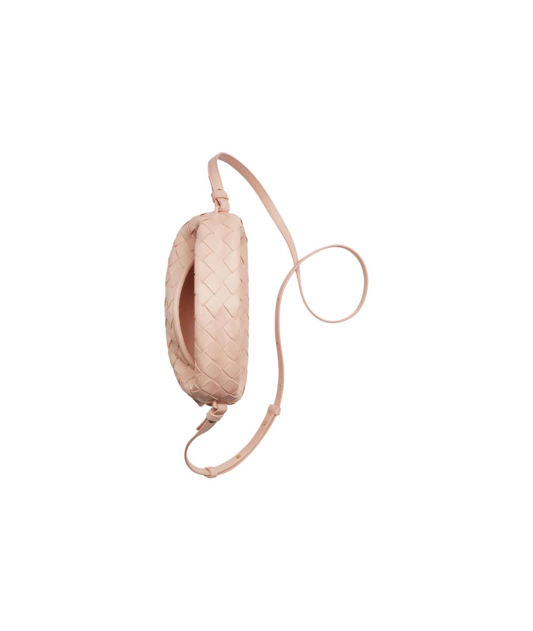 BOTTEGA VENETA Бежевая кожаная сумка через плечо, фото 4