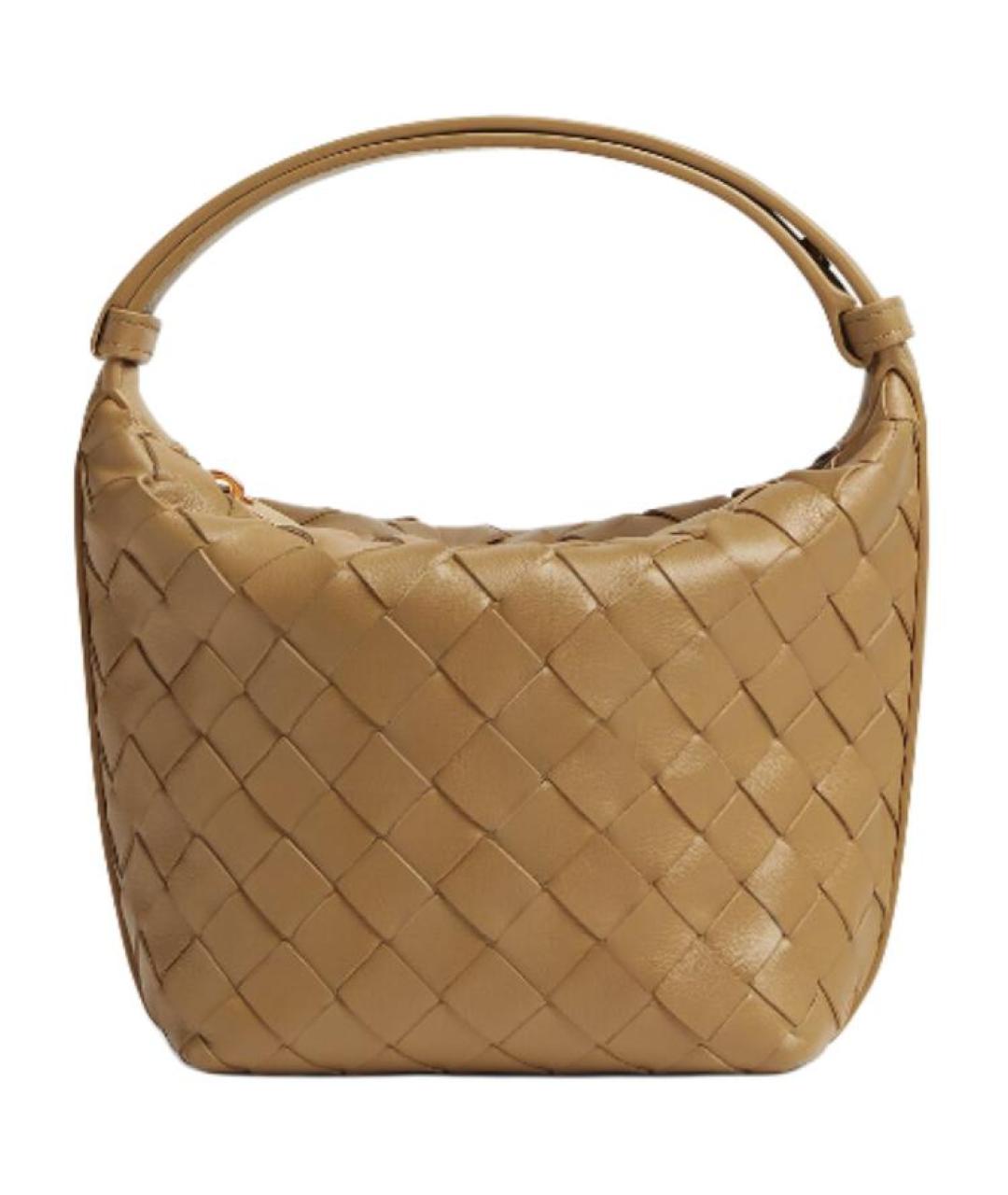 BOTTEGA VENETA Коричневая кожаная сумка через плечо, фото 1