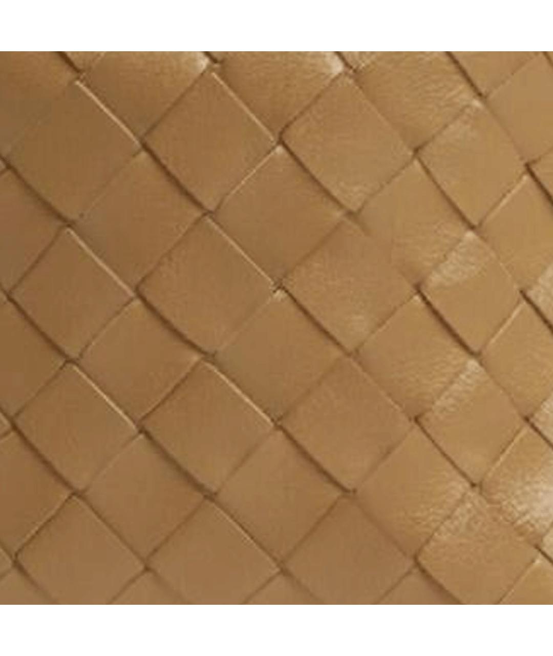 BOTTEGA VENETA Коричневая кожаная сумка через плечо, фото 4