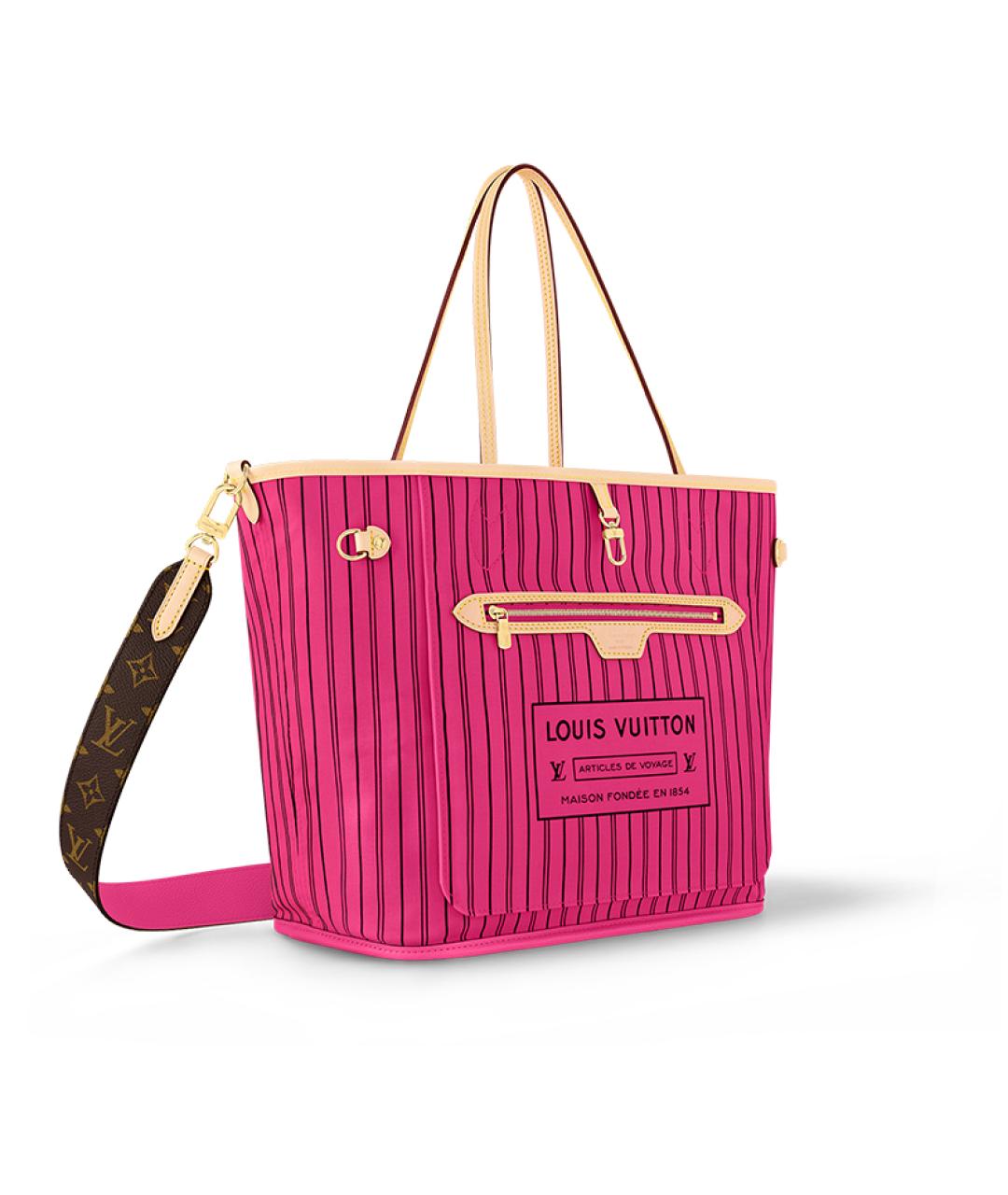 LOUIS VUITTON Розовая сумка через плечо, фото 3