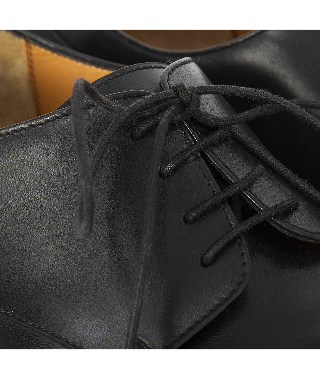 SALVATORE FERRAGAMO Черные кожаные низкие ботинки, фото 7