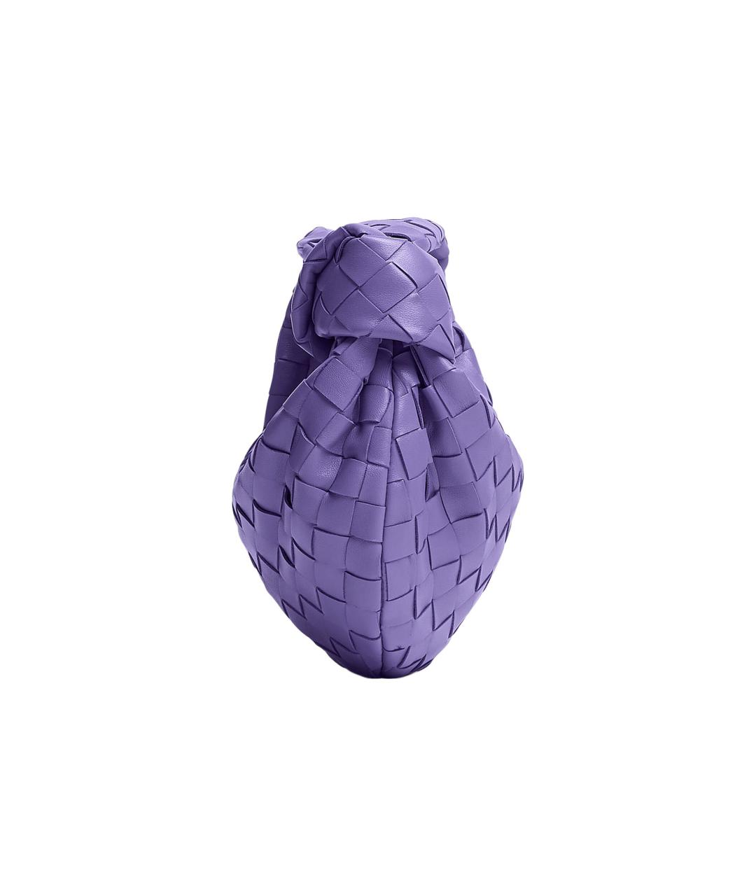 BOTTEGA VENETA Фиолетовая кожаная сумка через плечо, фото 2