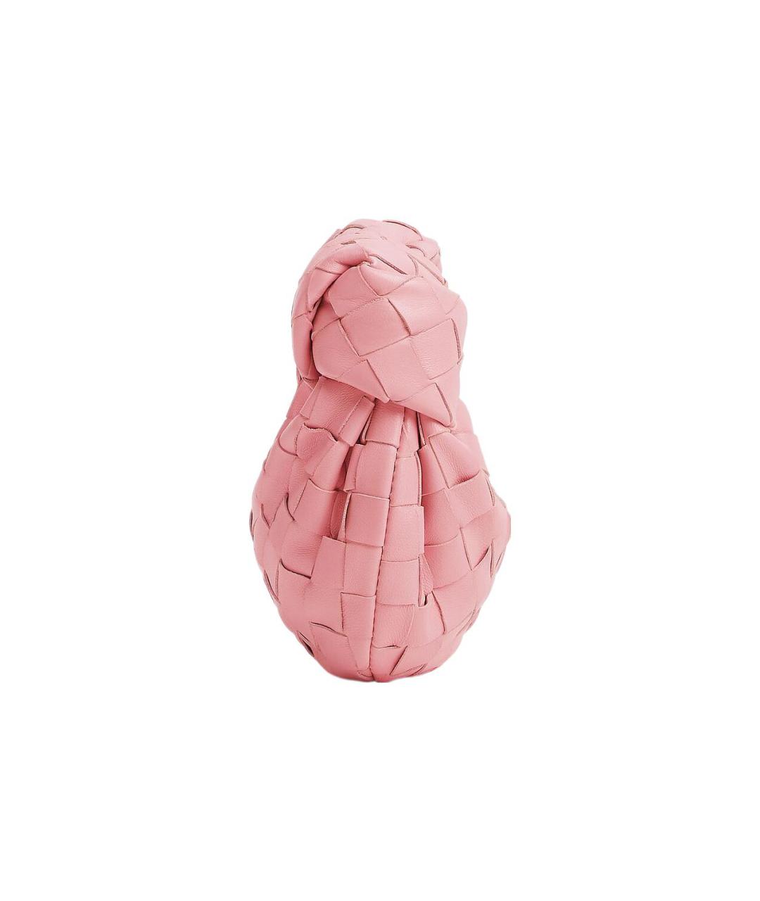 BOTTEGA VENETA Розовая кожаная сумка через плечо, фото 2