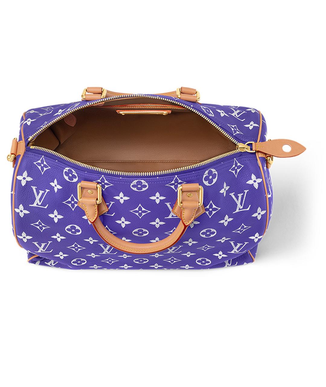 LOUIS VUITTON Синяя сумка через плечо, фото 4